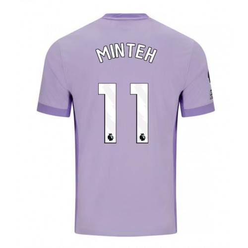 Brighton Yankuba Minteh #11 Udebanetrøje 2025-26 Kort ærmer Brighton Yankuba Minteh #11 Udebanetrøje 2025-26 Kort ærmer